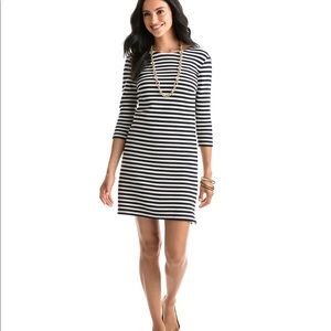 Vineyard Vines - Ottoman Stripe 3/4 Sleeve Dress